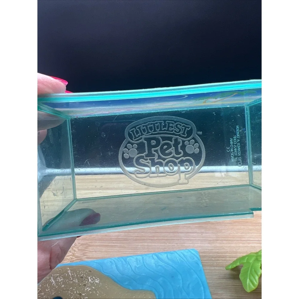 1992 Kenner Littlest Pet Shop Toddling Turtles Paradise Island Aquarium Only🐢